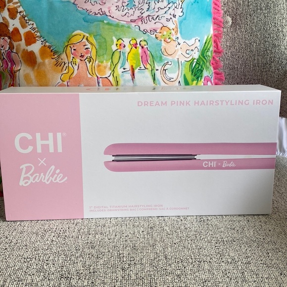 CHI x Barbie Dream Pink 1'' Titanium Hairstyling Iron - Picture 5 of 10